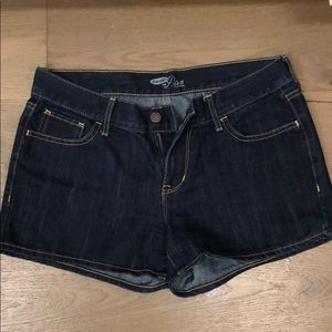 Blue jean shorts. Size 6